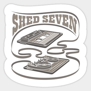 Shed Seven -  Exposed Cassette Sticker